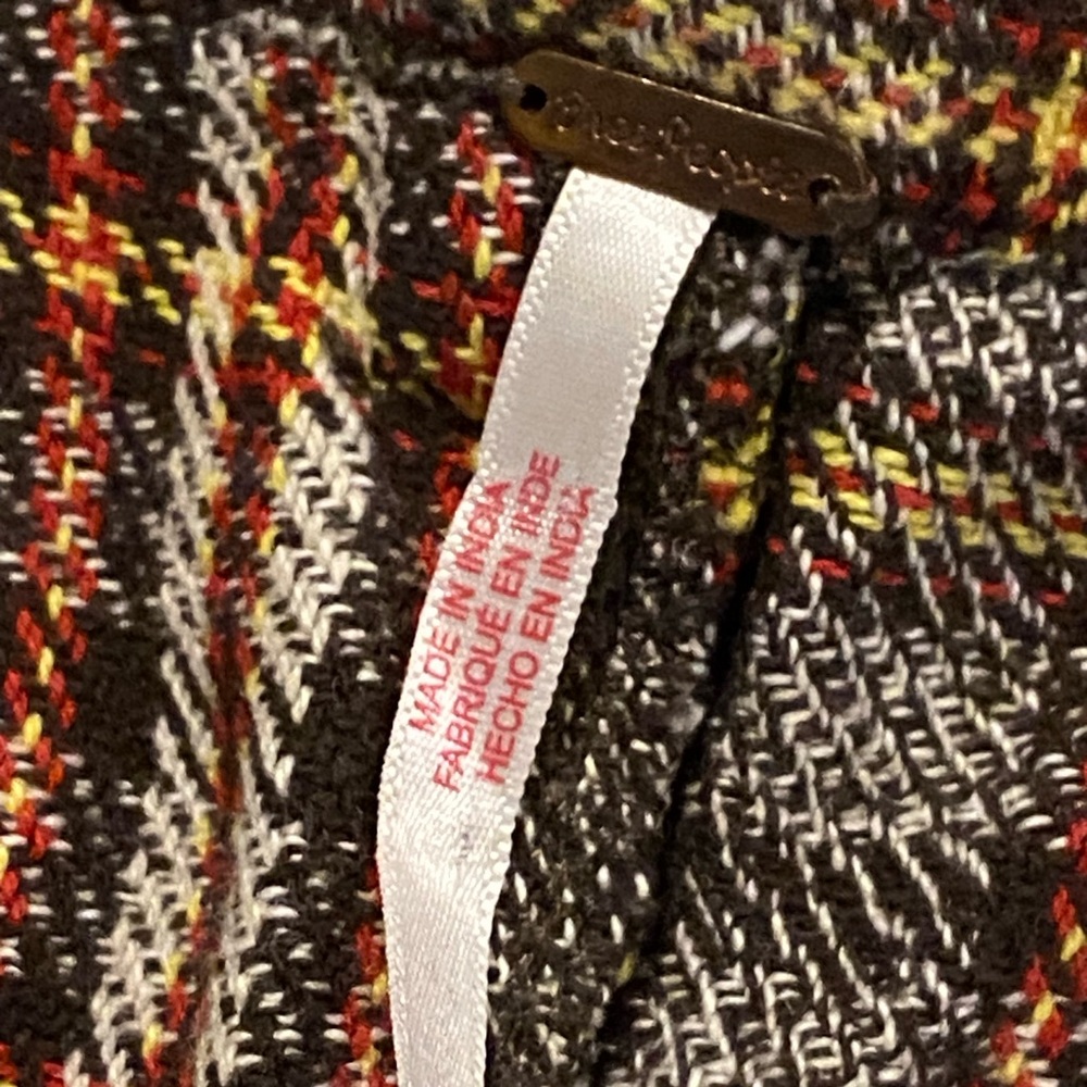 Free People Plaid Boot Cut Pants - Red and Gray - Picture 5 of 10